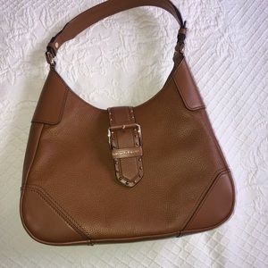 Michael Kors purse, leather, brown